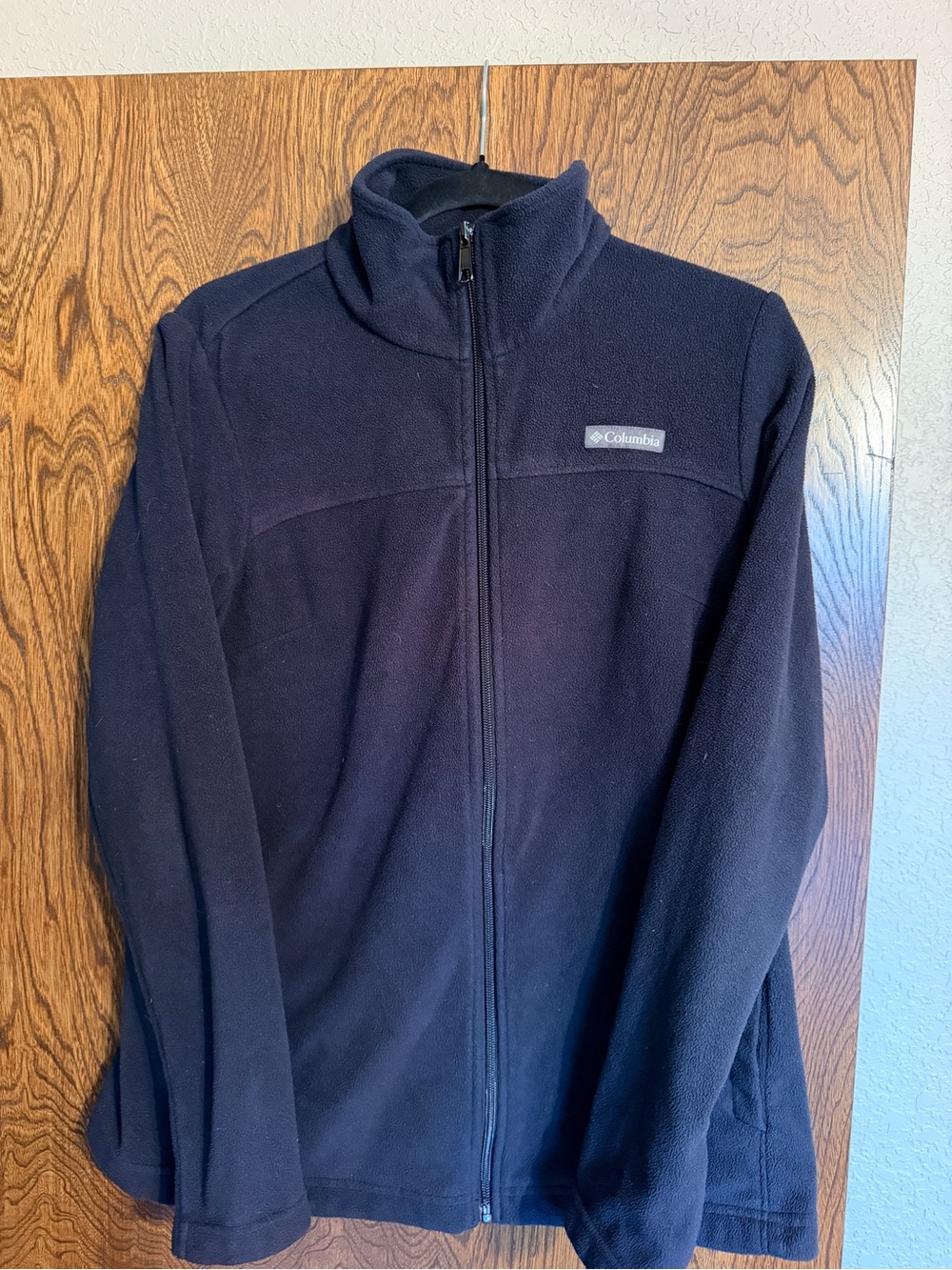 Columbia Men's Navy Full-Zip Microfleece Jacket